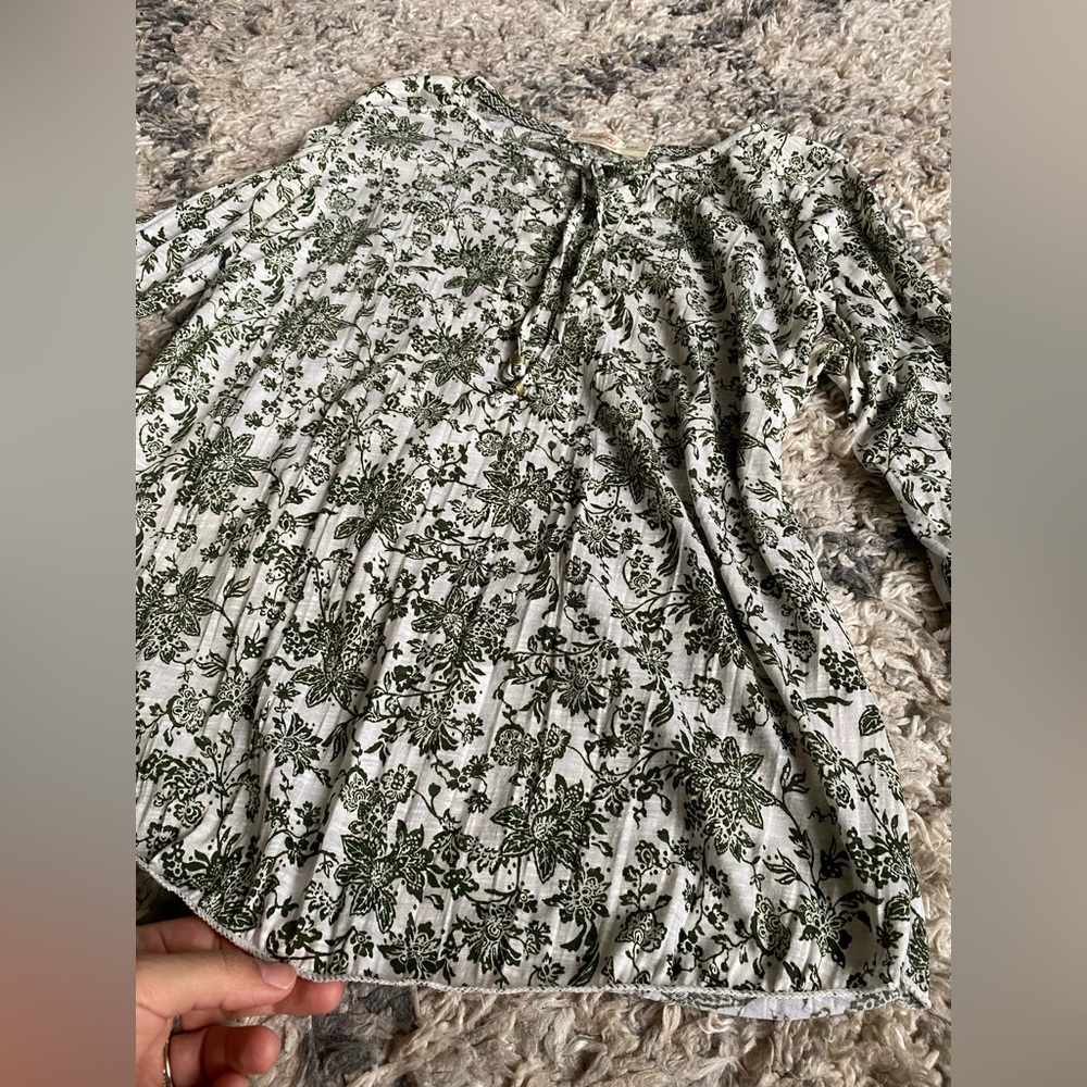 Faded Glory - Boho floral print top